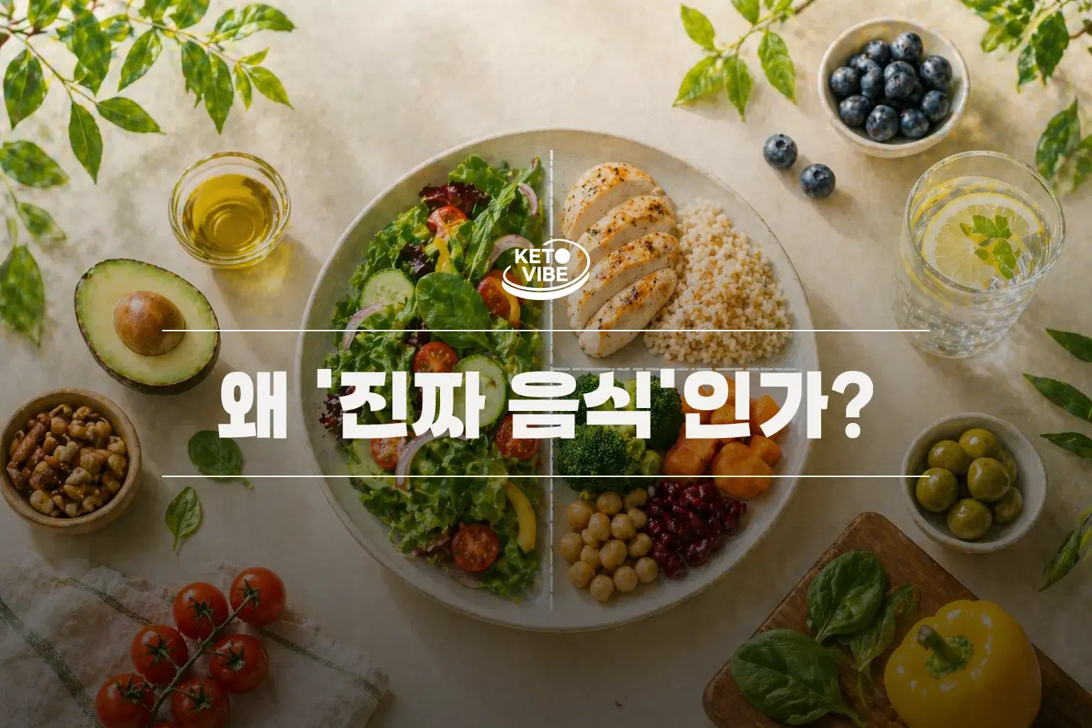 키토바이브 리셋 가이드 03 식단 구조의 이해 — 왜 진짜 음식인가